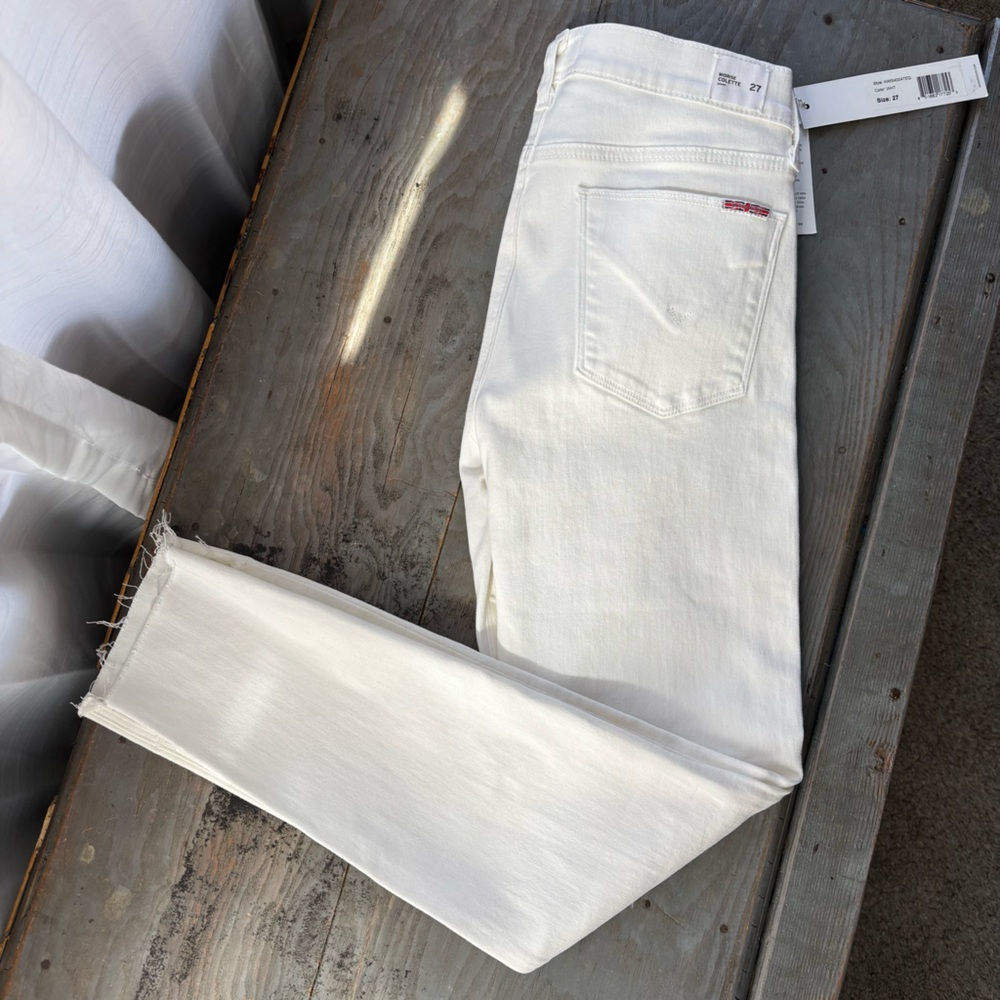 Hudson Jeans NWT Midrise Colette Skinny in White | size 27 - Picture 6 of 6